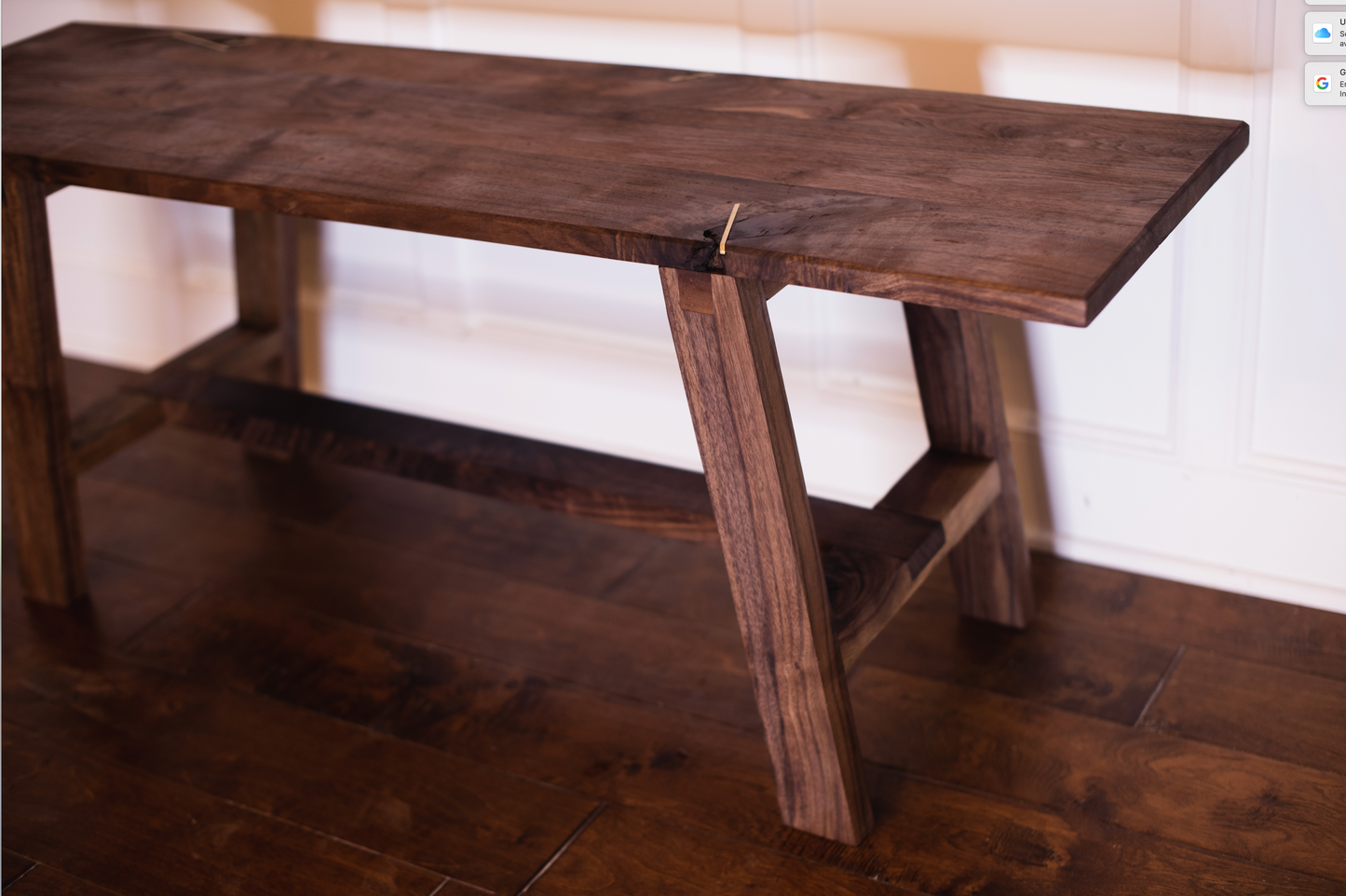 Walnut Bench